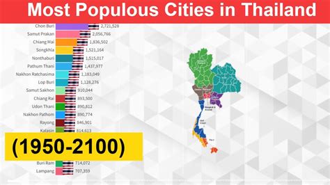 list of cities in thailand|Population of Cities in Thailand 2024 .